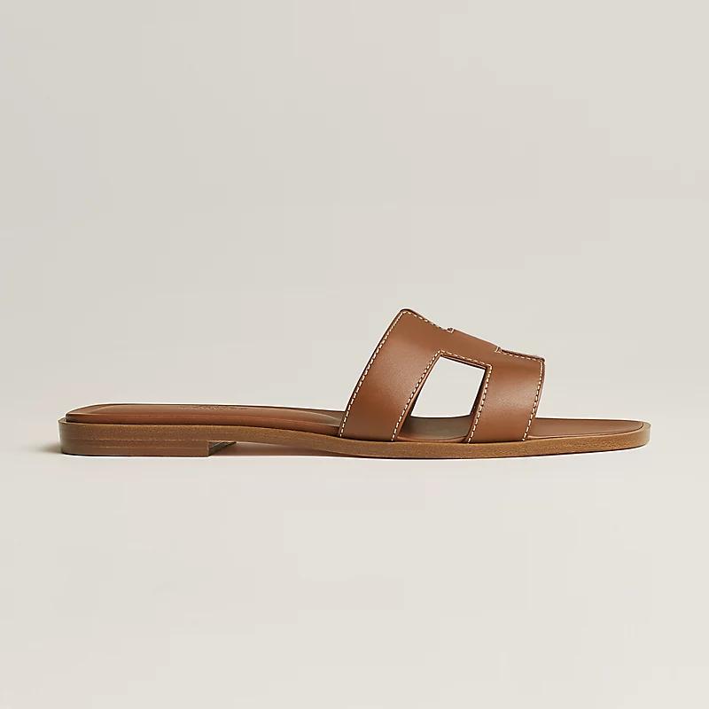 Giày Hermes Oran Sandal Nữ Nâu